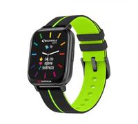 SMARTWATCH SWT-STC019 INK CINTURINO SILICONE NERO-VERDE / CASSA ALLUMINIO