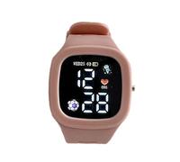 Smartwatches pour - Horloge numérique pour Les | Montre-Bracelets quadratiques avec Affichage à LED coloré, Montre pour en Silicone étanche, Jouet éducatif, Cadeaux d'anniversa
