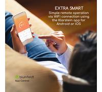 Smartwave chauffage infrarouge, 2400W, WiFi, commande via app, noir