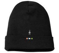 Smartwool Bonnet Thermal Merino réversible en laine mérinos – Noir – Taille unique
