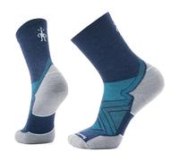 Smartwool - Run Targeted Cushion Mid Crew - Chaussettes de running - Unisex L | EU 42-45 - deep navy
