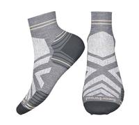 Smartwool Chaussettes de randonnée Zero Cushion Ankle pour Femme, Light Gray, Large