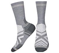 Smartwool Chaussettes de randonnée Zero Cushion Crew pour Femme, Light Gray, Medium