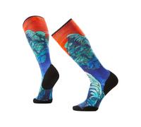 Smartwool - Chaussettes de ski en laine de mérinos - Ski Targeted Cushion Winter Haze Print OTC Socks Deep Navy en Laine - Taille L Navy L