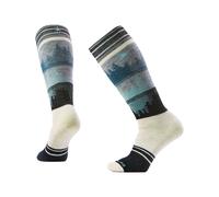 Smartwool - Chaussettes de snowboard en laine de mérinos - W Snowboard Full Cushion Twilight Vista OTC Socks Moonbeam pour Femme en Laine - Taille S - Gris S