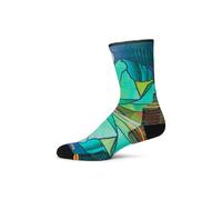Smartwool Chaussettes montantes pour homme Hike Targeted Cushion Mirror Print Crew Socks, Capri, Large