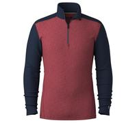 Smartwool - Classic Thermal Merino Base Layer 1/4 Zip Boxed - Sous-vêtement mérinos - XXL - deep navy / currant