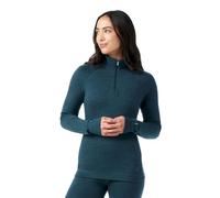 Smartwool - Classic Thermal Merino Base Layer 1/4 Zip - Maillot thermique laine mérinos femme Twilight Blue Heather - S