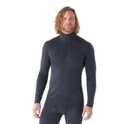 Smartwool - Classic Thermal Merino Base Layer 1/4 Zip - Maillot thermique laine mérinos homme Charcoal Heather - XXL