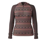 Smartwool - Classic Thermal Merino Base Layer 1/ Zip Hoodie - Maillot thermique laine mérinos femme Coral Reef Summit Soul - S