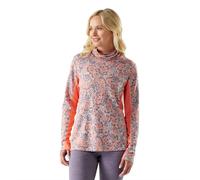 Smartwool - Classic Thermal Merino Mock Neck - Maillot thermique laine mérinos femme Coral Reef Floral - XS