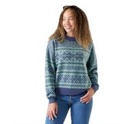 Smartwool Edgewood Heritage Crew Sweater Femme vert arctique L