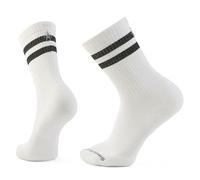 Smartwool Everyday Athletic Striped Crew Chaussettes, White, L Mixte