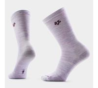 Smartwool - Women's Everyday Groovy Bloom Crew - Chaussettes multifonctions - EU 42-45 - purple eclipse