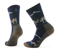 Smartwool - Everyday Horns Clash Crew Socks - Chaussettes multifonctions - Unisex XL | EU 46-49 - deep navy