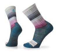 Smartwool Everyday Lifestyle Stitch Stripe Crew Socks, Chaussettes mi-mollet à rayures Stitch Everyday Lifestyle Mixte, Twilight Blue,