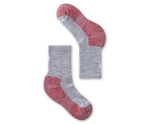 Smartwool Garçon Wandersocken Für Kinder Chaussettes De Randonnée Light Cushion Crew Pour Enfants, LIGHT GRAY, 33-36 EU