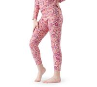 Smartwool - Kids' Classic Thermal Merino Base Layer Bottom - Collant thermique laine mérinos enfant Festive Fuschia Floral - XS