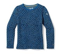 Smartwool - Kids' Classic Thermal Merino Base Layer Crew - Maillot thermique laine mérinos enfant Nival Blue Retro Line - M