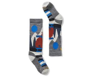 Smartwool - Kids Ski Light Cushion Sleigh Bear OTC - Chaussettes multifonctions - EU 29-32 - medium gray