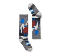Smartwool - Kids' Ski Light Cushion Sleigh Bear OTC Socks - Chaussettes ski enfant Medium Gray - S (25 - 29)