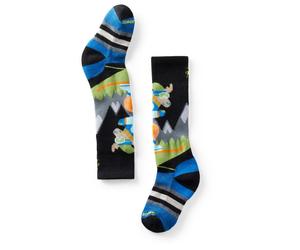 Smartwool - Kid's Winter F. Cushion Mountain Moose Pattern OTC - Chaussettes multifonctions - EU 26-28 - black