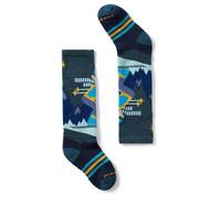 Smartwool - Kid's Winter F. Cushion Mountain Moose Pattern OTC - Chaussettes multifonctions - Unisex L | EU 42-45 - twilight blue
