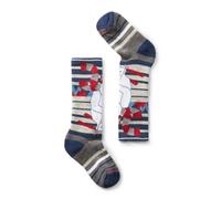 Smartwool - Kids' Wintersport Full Cushion Yeti OTC Socks - Chaussettes ski enfant Alpine Blue - L (34 - 38)