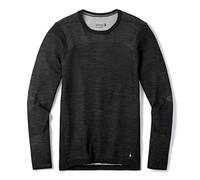 Smartwool Men's Intraknit Thermal Merino Base Layer Crew, Black/White, L