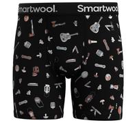 Smartwool - Merino Print Boxer Brief Boxed - Sous-vêtement mérinos - M - black gone camping