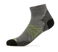 Smartwool - Run Zero Cushion Ankle Socks - Chaussettes running homme Medium Gray - S (34 - 37)