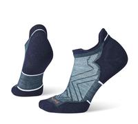Smartwool Chaussettes de running Run Targeted Cushion Low Mérinos Bleu Femme L (42-45)