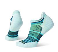 Smartwool Run Targeted Cushion Stripe Low Ankle Chaussettes Basses à Rayures rembourrées pour Femme, Bleu Nuit, Small