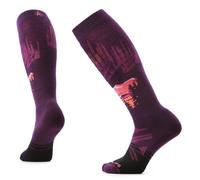 Smartwool - Ski Full Cushion Alpine Auroras OTC Socks - Chaussettes ski femme Purple Iris - M (38 - 41)