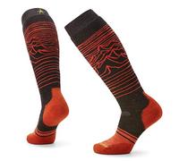 Smartwool - Snowboard Full Cushion Iguchi Pattern OTC - Chaussettes de ski - Unisex M | EU 38-41 - charcoal