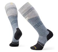 Smartwool Snowboard Full Cushion Mountain Geo Pattern OTC Socks, Chaussettes OTC à coussin complet pour snowboard, motif Mountain Geo Mixte, Pewter Blue,