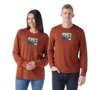 Smartwool Gondola Ride Graphic Long Sleeve T-shirt Marron XL