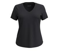 Smartwool Women's Active Ultralite V-Neck Short Sleeve, Black, XL