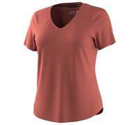 Smartwool - Women's Active Ultralite V-Neck Short Sleeve - Sous-vêtement mérinos - S - burnt sienna
