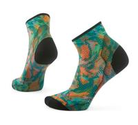 Smartwool - Women's Bike Zero Cushion Jungle Music Ankle Socks - Chaussettes de cyclisme - Unisex M | EU 38-41 - honey gold