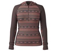 Smartwool - Women's Classic Thermal Merino BL 1/2 Zip Hoodie - Pull en laine mérinos - L - coral reef summit soul