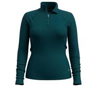 Smartwool - Women's Classic Thermal Merino BL 1/4 Zip Boxed - Sous-vêtement mérinos - M - twilight blue heather