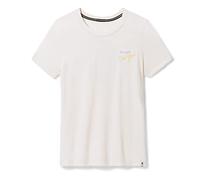 Smartwool Women's Denver Skyline Graphic Short Sleeve Tee, Almond Heather, M