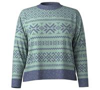 Smartwool - Women's Edgewood Heritage Crew Sweater - Pull en laine mérinos - L - arctic green