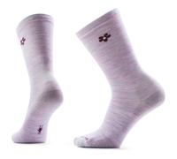 Smartwool - Women's Everyday Groovy Bloom Crew - Chaussettes multifonctions - EU 38-41 - purple eclipse