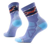 Smartwool - Women's Hike Light Cushion Fox Meadow Mid Crew - Chaussettes de randonnée - EU 34-37 - nightfall blue