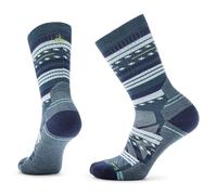 Smartwool Women's Hike Light Cushion Margarita Crew Socks, Deep Navy, Large