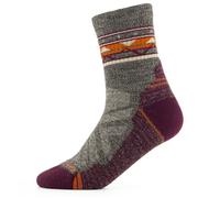 Smartwool - Women's Hike LT Cushion Zig Zag Valley Mid Crew - Chaussettes de randonnée - EU 42-45 - ash / charcoal