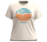 Smartwool - Women's Horizon View Graphic Short Sleeve - Haut en mérinos - XS - almond