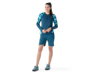 Smartwool Women's Mountain Bike Long Sleeve Jersey, Twilight Blue, XS